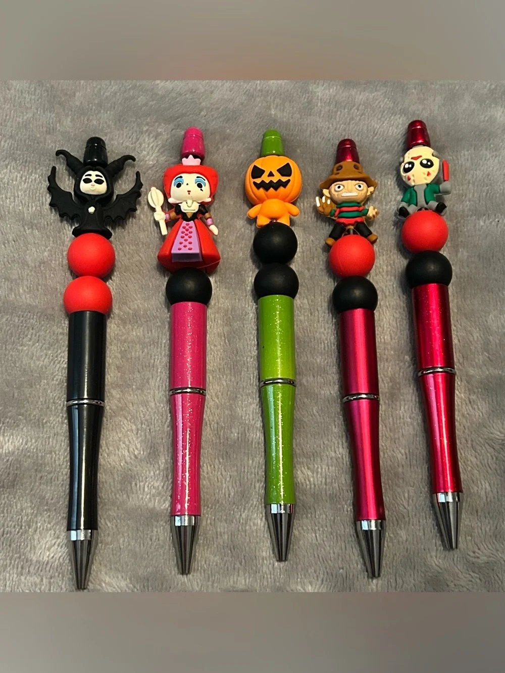 HALLOWEEN/HORROR CHARACTER-INSPIRED/FANDOM BLACK INK PENS/HANDMADE! PICK ONE!